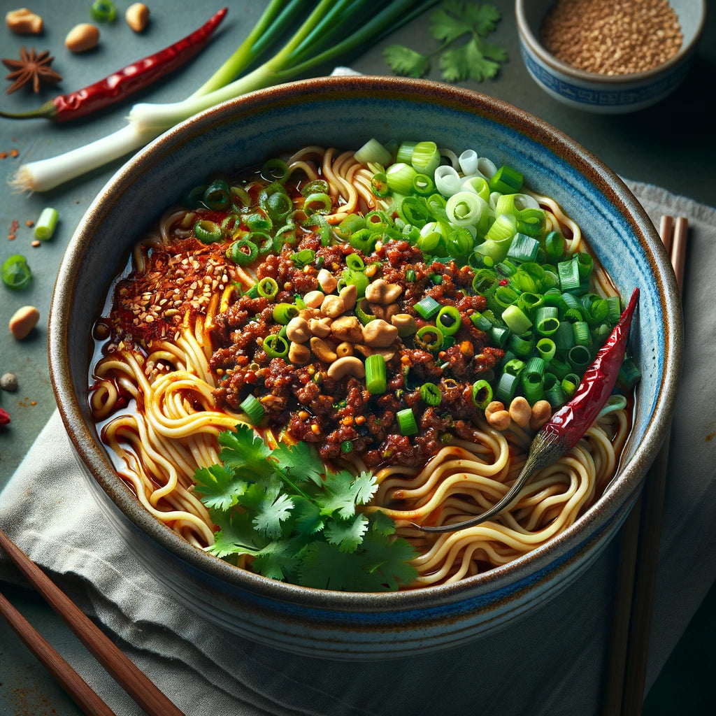 Papa Dong's Sichuan Chili Noodles (Ganban Mian)